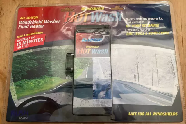 🔥 RUSH Windshield HOT WASH All-Season Removes Dirt, Bugs, Road Grime, HW101