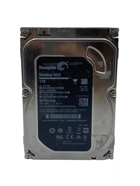 Seagate Barracuda ST1000DM003 1TB 3.5" SATA 7200RPM 64MB Hard Disk Drive - Ready