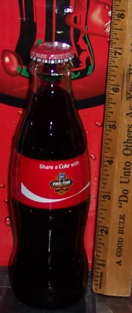 2017 Coca  Cola Share A Coke With Final Four Basketball 8Oz Glass Coke Bottle