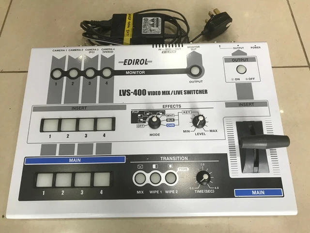 EDIROL LVS 400 Video Mixer Switcher £250.00 - PicClick UK