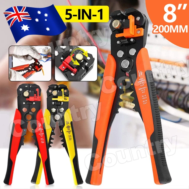 AUTOMATIC WIRE CUTTER Stripper Pliers Electrical Cable Crimper Terminal ...