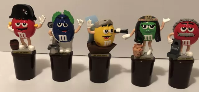 M&M's Yellow and Blue Candy Dispensers