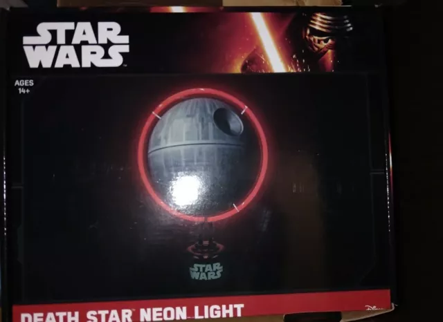 Star Wars Death Star Neon Table Light Small Bedroom Light New