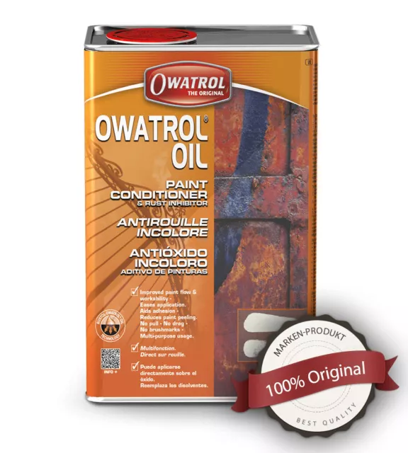 Owatrol Öl 1L Liter Rostversiegelung Entroster Rostschutz Kriechöl Additiv OIL