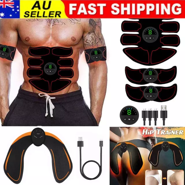 EMS Muscle Stimulator Training Gear ABS Ultimate Hip Trainer Body Exercise Home