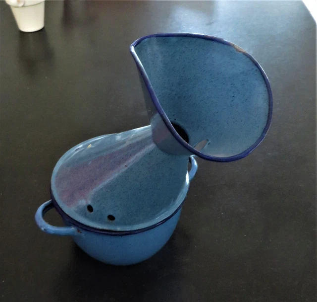 ANCIENNE PETITE COCOTTE En Fonte Émaillée Vintage Année 70 EUR 10,00 - FR