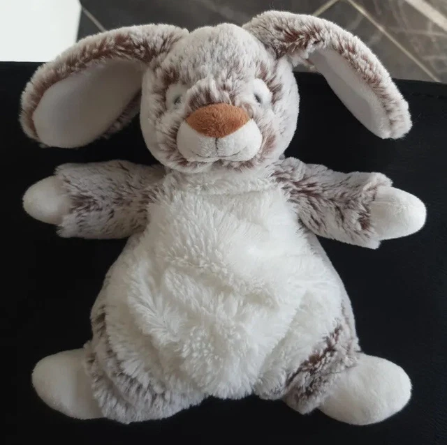 Doudou Peluche Nicotoy Simba Toys Lapin Marron Chine Blanc Etat Neuf