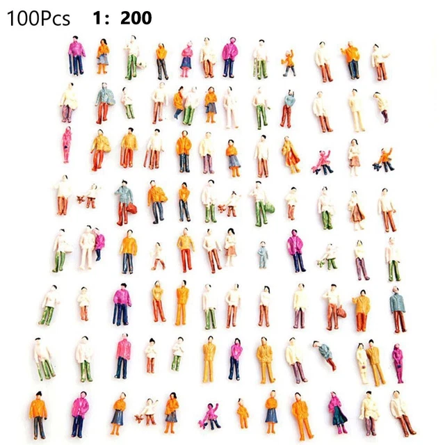 Lot de 100 personnages Ho | Mini Train Store