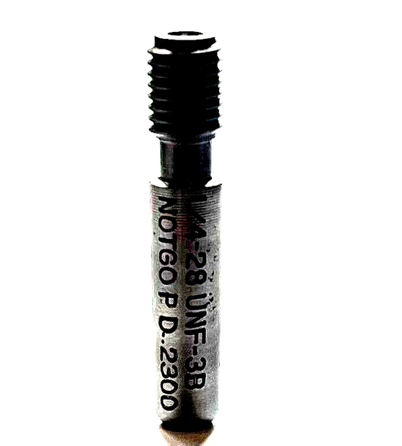 1/4-28 Class 3B No-Go Threaded Plug Gage Member Pd .2300