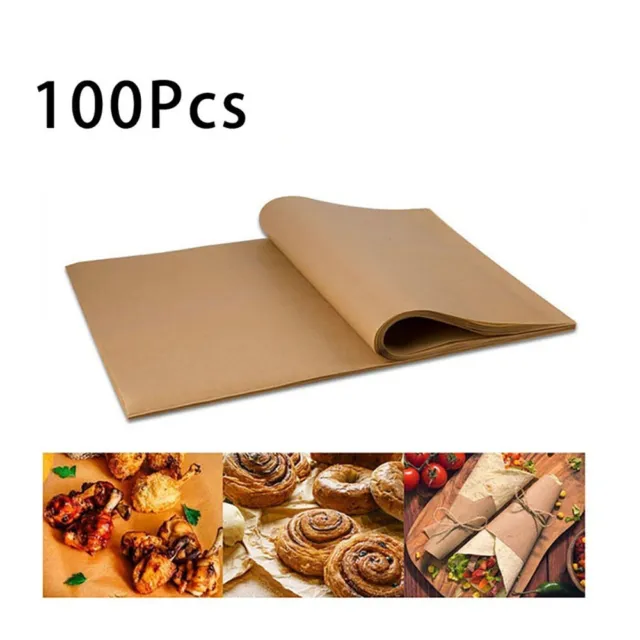Soluzioni da forno versatili 100 pz fogli di carta pergamena pergamena per tutte