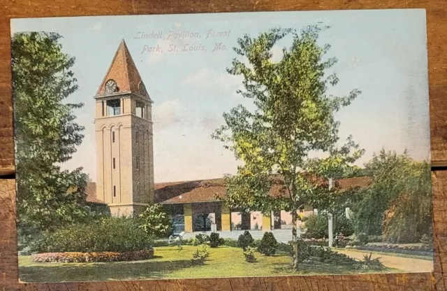 Lindell Pavilion, Forest Park, St.Louis, Missouri - 1907-1915 Postcard