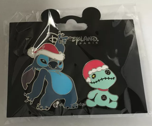 Pin's Pin Disney Disneyland Paris Dlp S  Lilo Et Stitch Xmas Noel