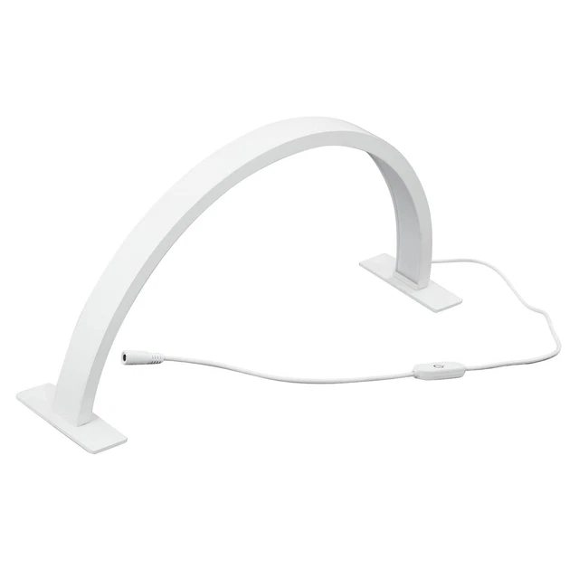 Lámpara LED de escritorio media luna blanca de escritorio media luna para cuidado de la piel de belleza NUEVA