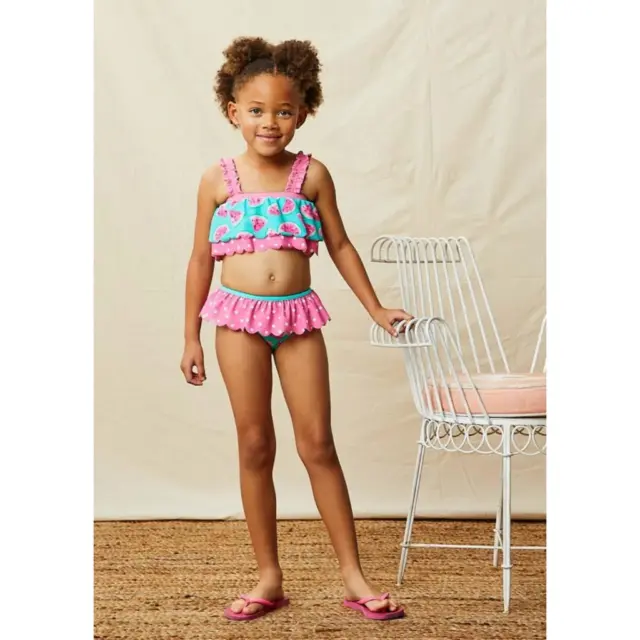 Matilda Jane Girls Sandy Springs Two-Piece Cherry Swimsuit Size 4 New in  Bag