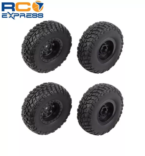 Associated Enduro12 Wheels and Tires black ASC41142