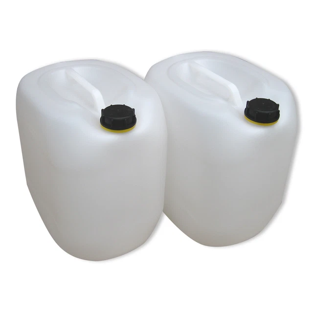 2 x 30 L natur lebensmittelecht dicht Kanister Camping & Outdoor Behälter NEU.