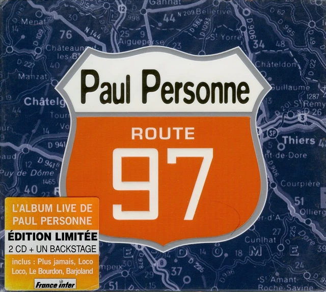 PAUL PERSONNE  route 97 / DOUBLE CD ÉDITION LIMITÉE NEUF SOUS BLISTER