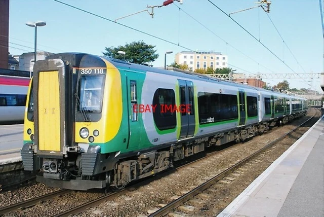 PHOTO CLASS 350 4-Car Emu No 350 118 At Watford Jct On A Euston - Tring ...