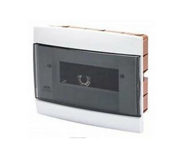 Tableau Electroservice 8 Modules Couvercle Encastré Blanc 240X195X80 Fm40208Tb