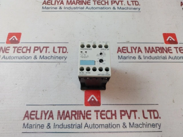 Siemens 3rp1020-1aq30 Time Relay 100-127v