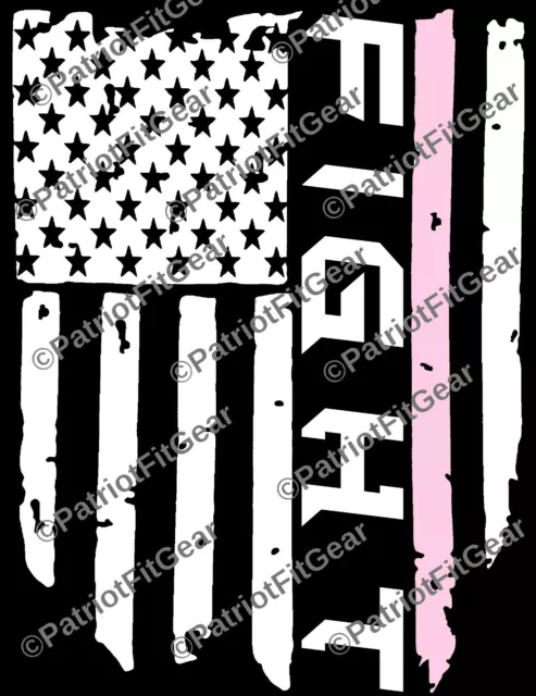 Breast Cancer Awareness,FIGHT,Cancer Survivor,Help Find A Cure,Flag,Vinyl Decal