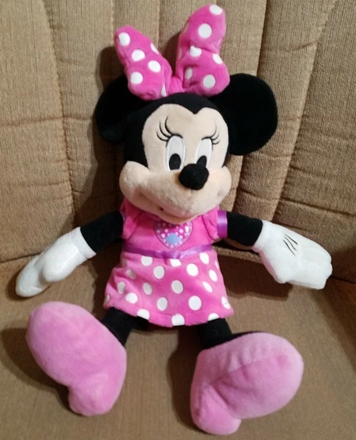 DISNEY MINNIE MOUSE Singing Talking Bowtique Talking Doll Toy Plush 14
