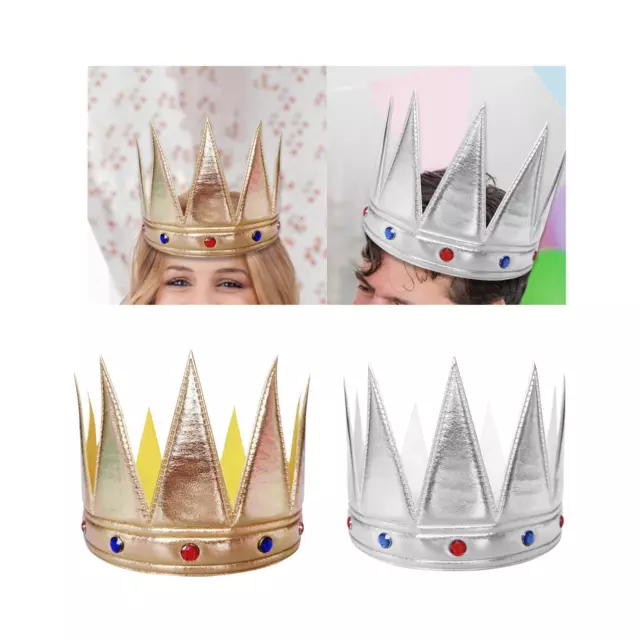 Couronne de roi pour enfants, chapeau d'anniversaire, couronne pour garçons