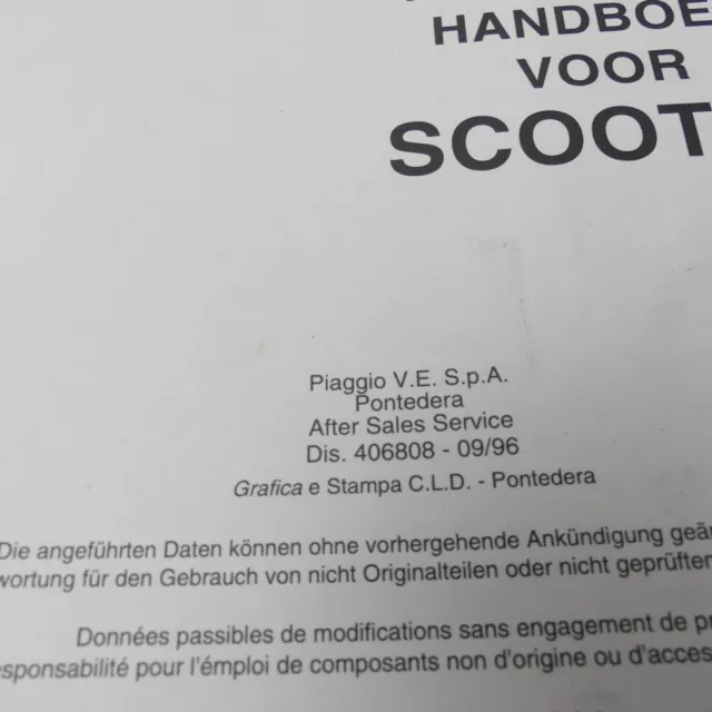 Piaggio Vespa ET4 125ccm M04 4Takt Werkstatthandbuch Reparaturanleitung Handbuch 3