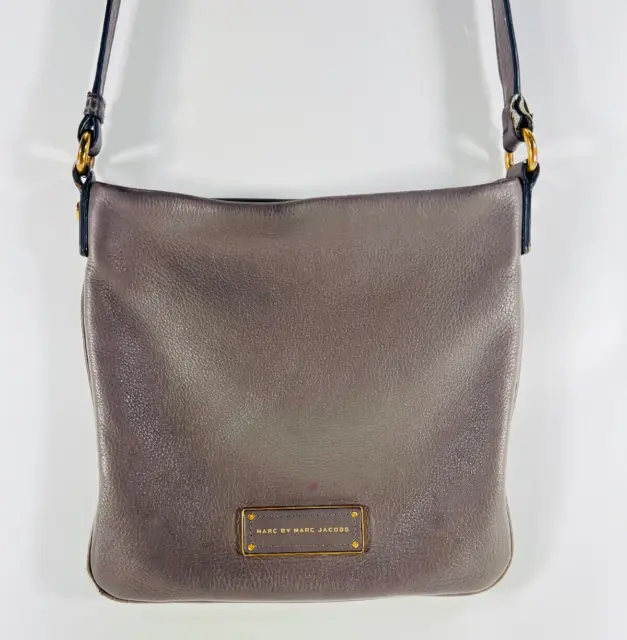 Marc by Marc Jacobs Too Hot To Handle Sia Crossbody Hobo Gray Bag