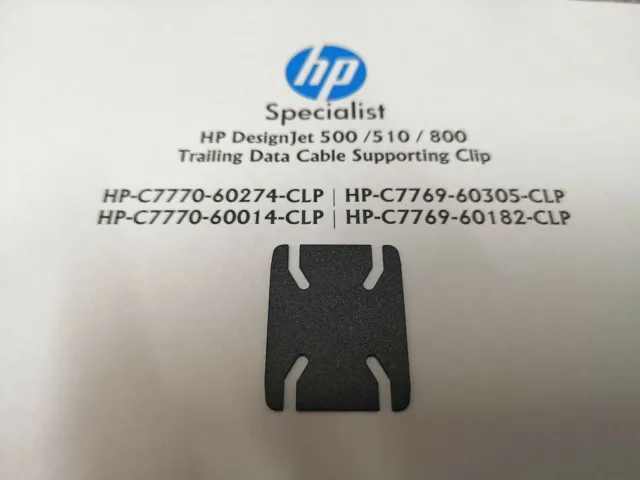 New HP DesignJet 500 510 800 Trailing Cable Belt Clip C7770-60274 C7770-60014 US