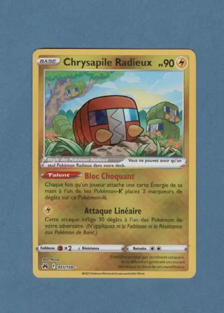 Carte Pokemon Chrysapile Radieux   Eb12,5 Zenith Supreme 51/159