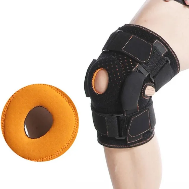 1Pcs Orthopedic Knee Pad Brace Support Compression Hinged Knee Protector Strap