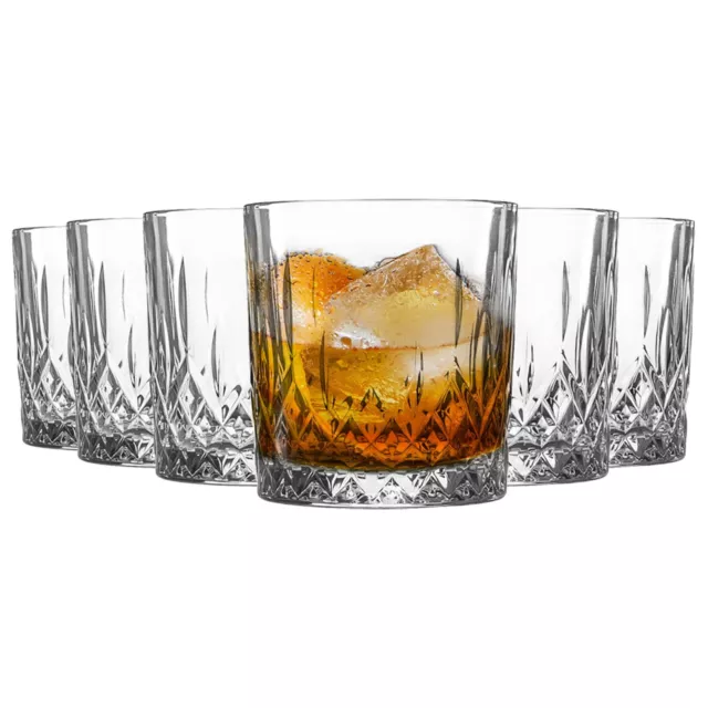 12x Odin Whisky Glasses Scotch Bourbon Old Fashioned Whiskey Tumblers 330ml