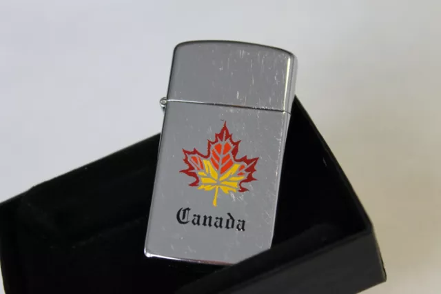 Zippo Lighter Slim ⁕ Jahrgang 1988 ⁕  Niagara Falls Ontario Canada ⁕ U5