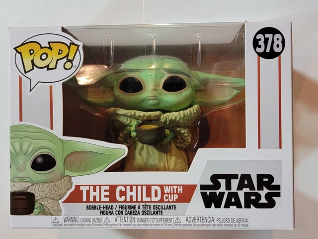Star Wars Mandalorian Il Bambino W/ Coppa Pop! Vinile Figura #378 Funko