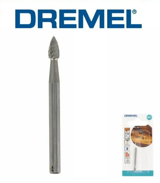 DREMEL ® 9911 Tungsten Carbide Pine Cone Shaped Cutter (Dia=3.2mm) (2615991132)