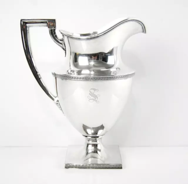 Etruscan by Gorham A9816 Sterling Silver 3-1/2 Pint Water Pitcher 'S' Monogram