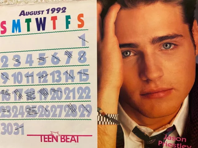 Jason Priestley, Beverly Hills 90210, Full Page Vintage Pinup