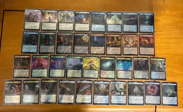 MTG LOTR Extended Art SURGE Almost COMPLETE SET Missing Radagast and One Ring