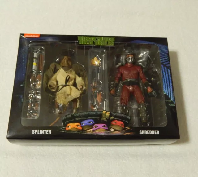 NECA TMNT Movie Splinter and Shredder - 2pack Teenage Mutant Ninja Turtles