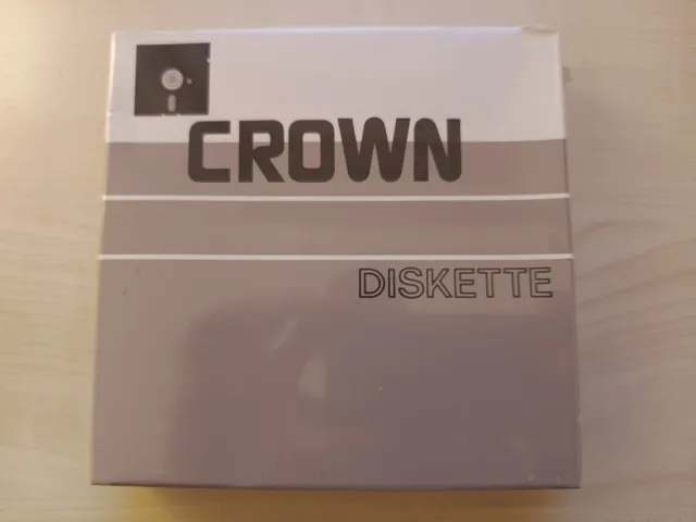 Crown DS HD Disketten/Floppy Disks (5,25", 1,2 MB, 10 Stk/Pcs) - Neu / New