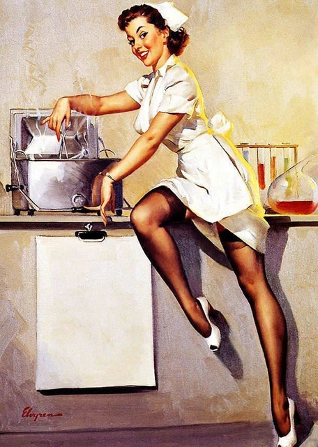 WADORN Vintage Comic Lady Tin Sign – 15"x11" Retro "Take Off Shoes" Humor Metal Wall Art For Garage, Cafe, Man Cave, Home Decor - View #4