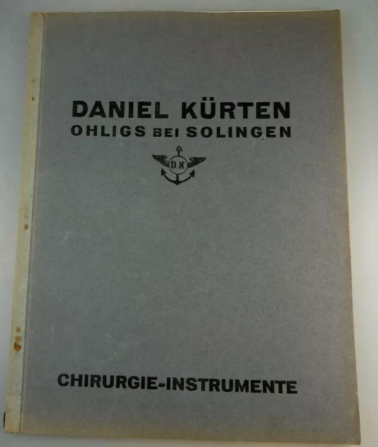 96 Seiten Katalog Chirurgie- und Ärzte-Instrumente 1922 (78432)