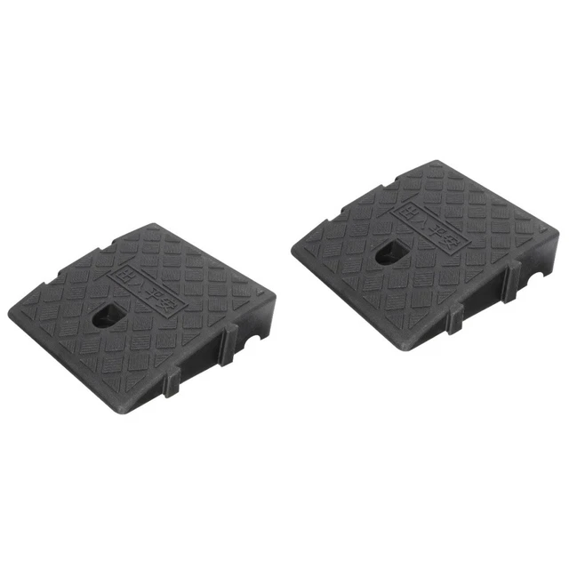 2pcs Praktische Kunststoff Neigung Rampenrampe Rampe Rampe Outdoor Verwenden