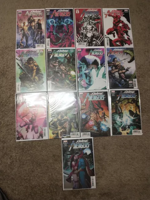 Savage Avengers 0, 1-11, & Annual 1 (Marvel, 2019) Conan Wolverine Punisher