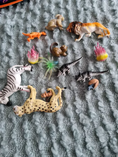 Bundle Of Plastic Animal Toys Figures