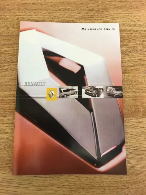 Renault Service Book New Genuine Not Duplicate All Renault Models Cars & Vans..