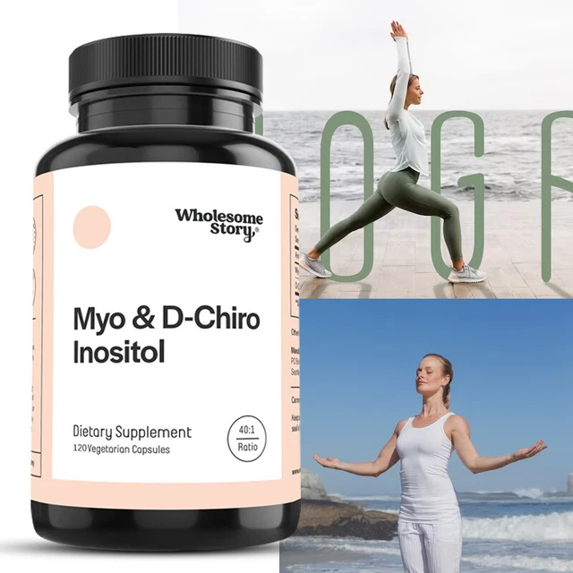 Wholesome Story Myo & D-Chiro Inositol - Equilibrio Hormonal Y Ovario Saludable