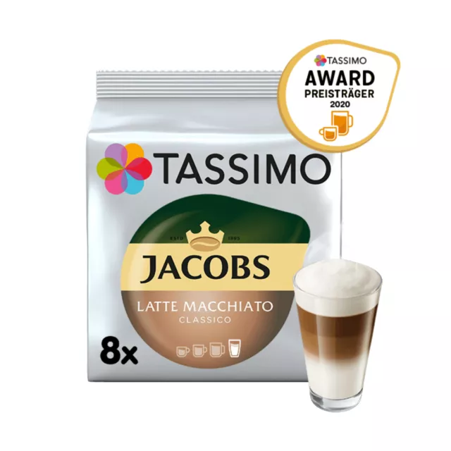 Tassimo Jacobs Type Latte Macchiato Classico for 8 Drinks 264g