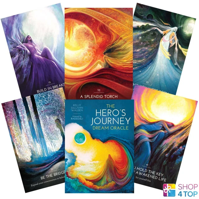 THE HERO'S JOURNEY Dream Oracle Deck Cards Sullivan Rasouli Blue Angel ...
